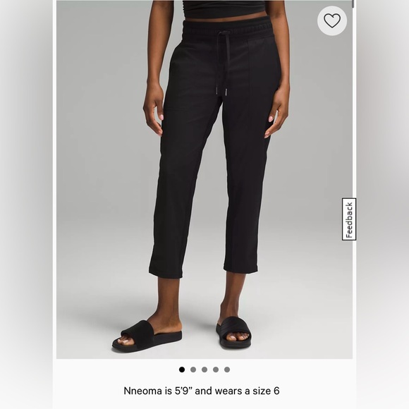 Lululemon Dance Studio Mid-Rise Cropped Pant - Black - Picture 11 of 12